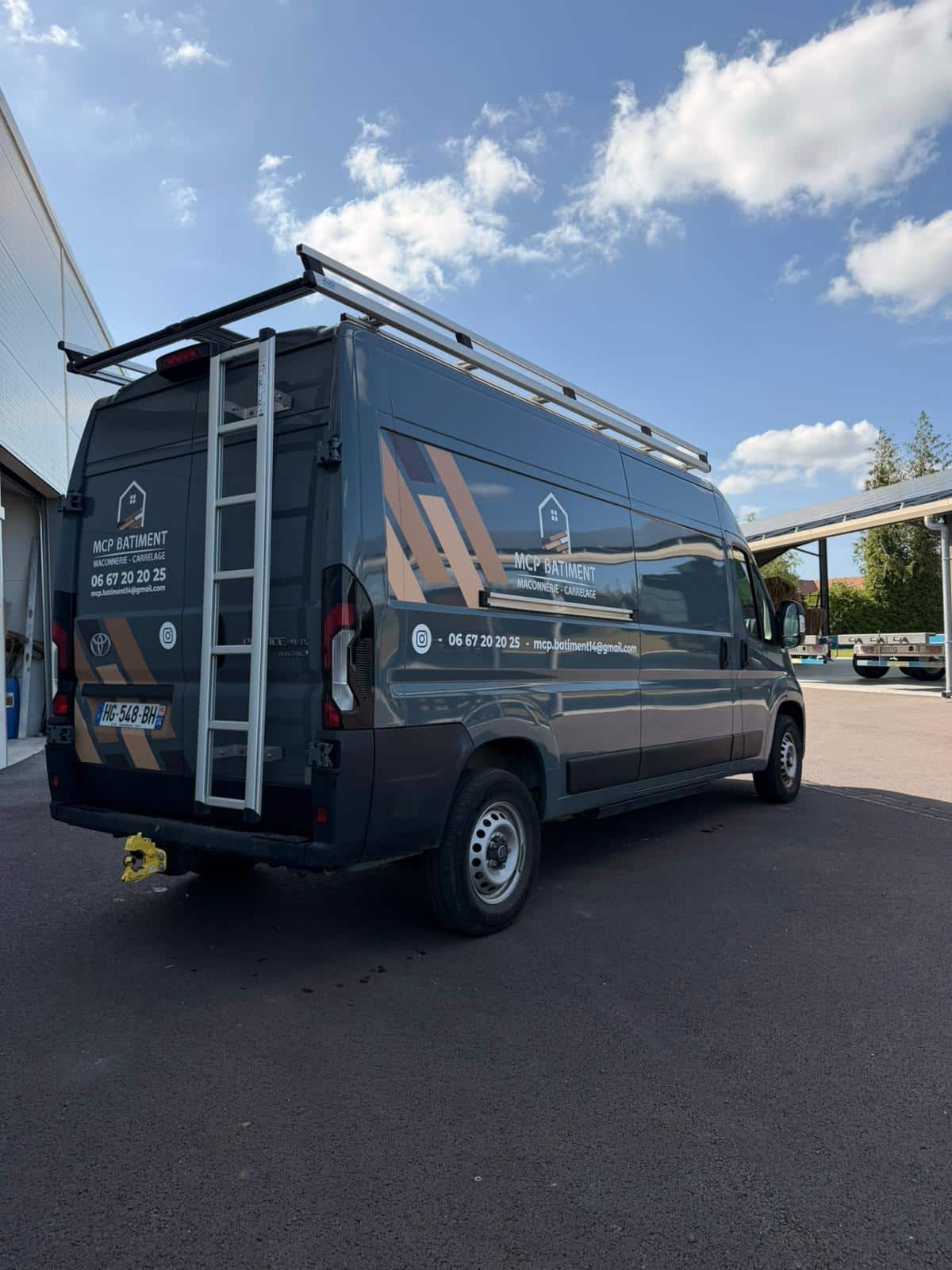 Chantier récent de maçonnerie et carrelage par MCP Bâtiment à Bayeux dans le Calvados